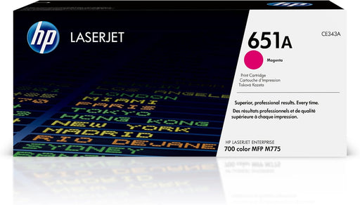 HP 651A (CE343A) Magenta Original LaserJet Toner Cartridge