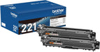Brother TN221 Standard Yield Black Toner Cartridges - 2 Pack