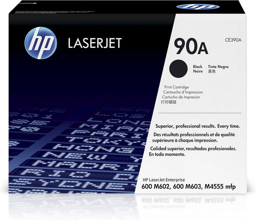 HP 90A (CE390A) Black Original LaserJet Toner Cartridge