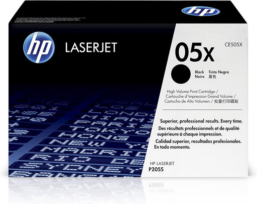 HP 05X (CE505X) Black High Yield Original LaserJet Toner Cartridge