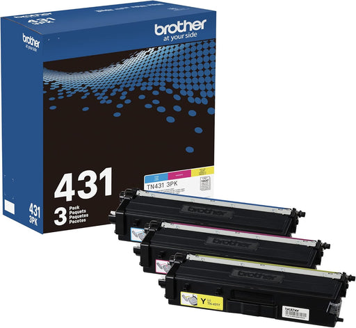 Brother TN431 Standard Yield Colour Toner Cartridges, 3 Pack