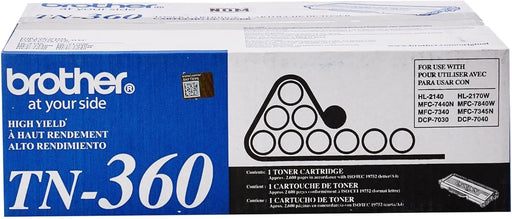 Brother TN360 High Yield Black Toner Cartridge
