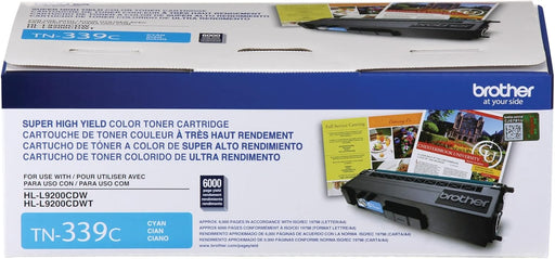 Brother TN339 Super High Yield Toner Cartridge, Cyan