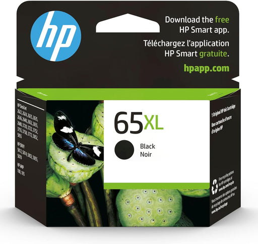 HP 65XL Black High Yield Original Ink Cartridge (N9K04AN)