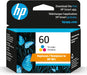 HP 60 Tri-Colour Original Ink Cartridge (CC643WN)