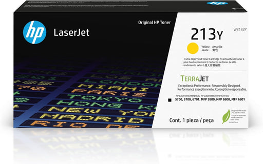 HP 213Y - Extra High Yield LaserJet - Yellow Toner Cartridge (W2132Y) – Compatible Printer Supply – Get Toner Canada