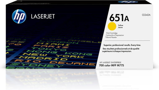 HP 651A (CE342A) Yellow Original LaserJet Toner Cartridge