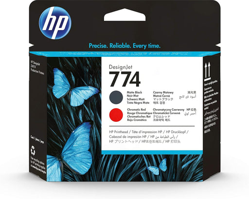 HP 774 (P2V97A) Matte Black/Chromatic Red Original Printhead