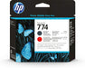 HP 774 (P2V97A) Matte Black/Chromatic Red Original Printhead