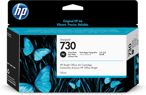 HP 730 (P2V67A) 130mL Photo Black Original Ink Cartridge