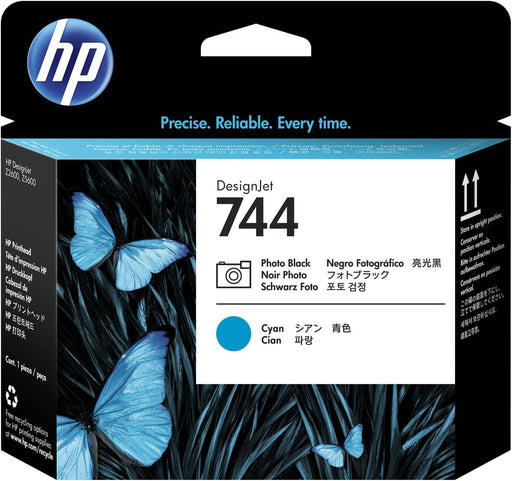 HP 744 (F9J86A) Photo Black/Cyan Original Printhead