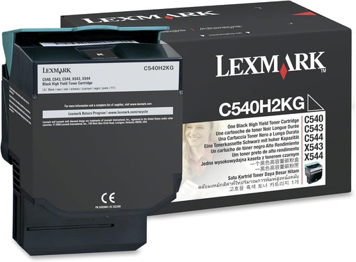 Lexmark C540H2KG Black Toner Cartridge, High Yield – Compatible Printer Supply – Get Toner Canada