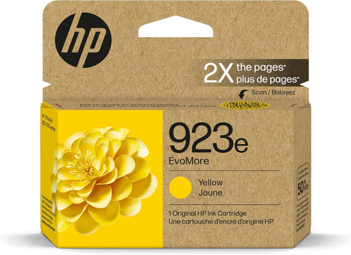 HP 923e EvoMore Yellow Original Ink Cartridge (4K0T6LN) – Compatible Printer Supply – Get Toner Canada