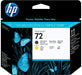 HP C9384A 72 Printhead, Matte Black/Yellow