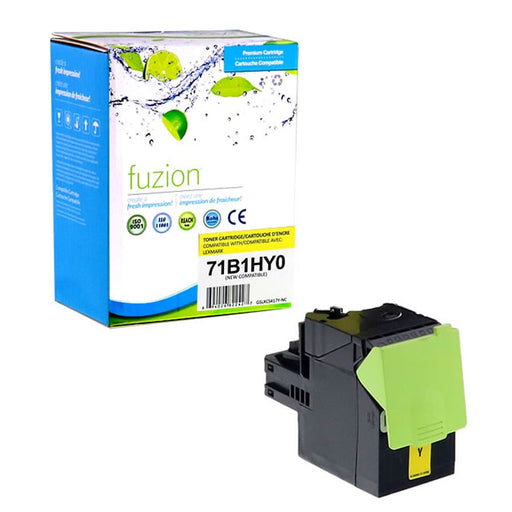 Lexmark 71B1HY0 Compatible Toner High Yield - Yellow