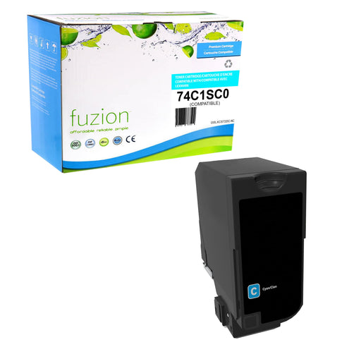Lexmark 74C1SC0 Compatible Toner - Cyan