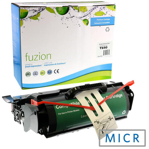 Lexmark T650H21A Reman. MICR Toner - Black