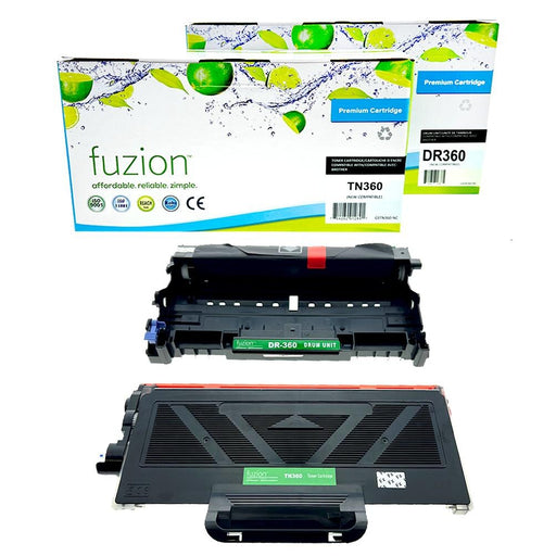 Brother TN360 / DR360 Compatible Toner & Drum Combo