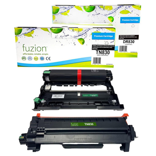 Brother TN830 / DR830 Compatible Toner & Drum Combo