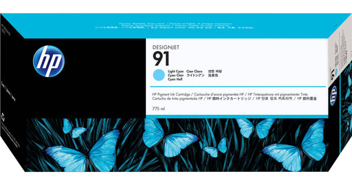 C9470A HP #91 775ML LIGHT CYAN CARTRIDGE
