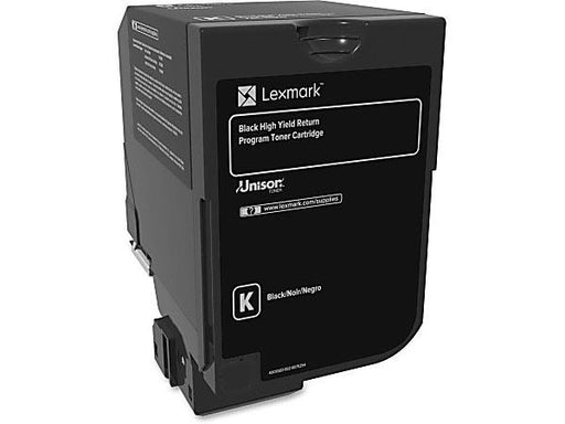 Lexmark CS720, CS725 Black High Yield Return Program Toner Cartridge (74C1HK0) – Compatible Printer Supply – Get Toner Canada