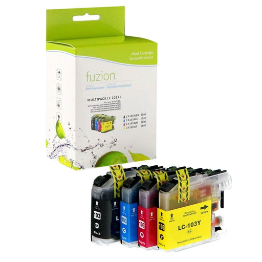 Brother LC103 Compatible Inkjet Set - C/K/M/Y