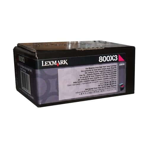 Lexmark 80C0X30 LEXMARK 800X3 CX510 MAGENTA EXTRA HIGH YIELD TONER C – Compatible Printer Supply – Get Toner Canada