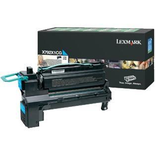 Lexmark X792X1CG LEXMARK X792 CYAN EXTRA HIGH YIELD RETURN PROGRAM – Compatible Printer Supply – Get Toner Canada
