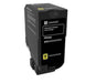 Lexmark 74C10Y0 LEXMARK CS720 CS725 CX725 YELLOW RET PROG TONER 3K – Compatible Printer Supply – Get Toner Canada