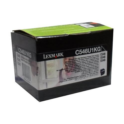 Lexmark C546U1KG LEXMARK X546/C546 BLACK EXTRA HIGH YIELD RETURN PRO – Compatible Printer Supply – Get Toner Canada