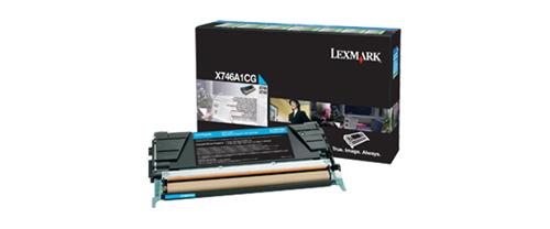 Lexmark X746A1CG LEXMARK X746 X748 CYAN RETURN PGM TONER 7K – Compatible Printer Supply – Get Toner Canada
