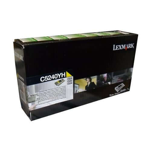 Lexmark C5240YH C524_C532_C534 YELLOW HIGH YIELD RETURN CARTRIDGE (5 – Compatible Printer Supply – Get Toner Canada