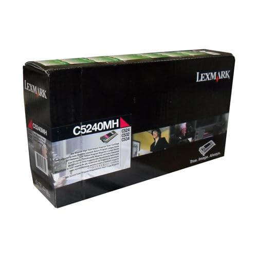 Lexmark C5240MH C524_C532_C534 MAGENTA HIGH YIELD RETURN CARTRIDGE ( – Compatible Printer Supply – Get Toner Canada