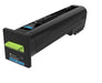 Lexmark 72K1XC0 LEXMARK CS820 CYAN EXTRA HIGH YIELD RETURN PROGRAM T – Compatible Printer Supply – Get Toner Canada