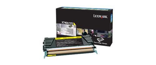 Lexmark X746A1YG LEXMARK X746 X748 YELLOW RETURN PGM TONER 7K – Compatible Printer Supply – Get Toner Canada