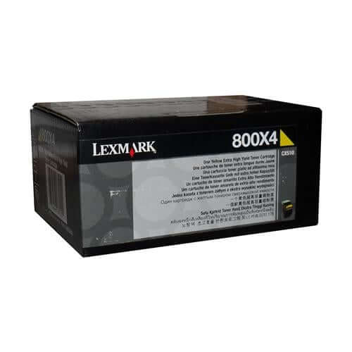 Lexmark 80C0X40 LEXMARK 800X4 CX510 YELLOW EXTRA HIGH YIELD TONER CA – Compatible Printer Supply – Get Toner Canada