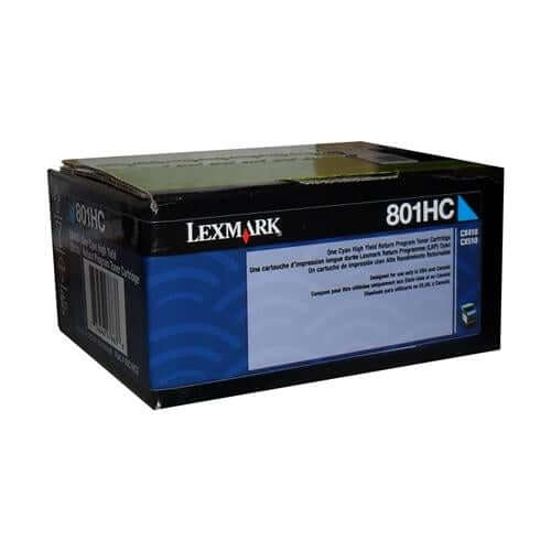 Lexmark 80C1HC0 LEXMARK 801HC CX410/510 CYAN HIGH YIELD RETURN PROGR – Compatible Printer Supply – Get Toner Canada