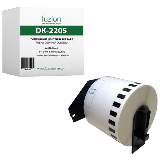 Brother DK-2205 Compatible Continuous Length Paper Label