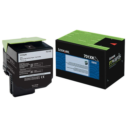 Lexmark 701XK Black Return Program Toner Cartridge, Extra High Yield (70C1XK0) – Compatible Printer Supply – Get Toner Canada
