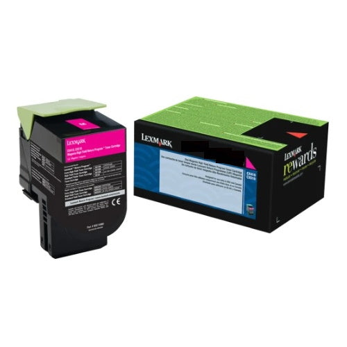 Lexmark 801SM Magenta Return Program Toner Cartridge, Standard Yield (80C1SM0) – Compatible Printer Supply – Get Toner Canada
