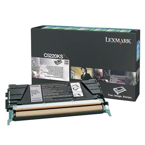 Lexmark C522/524 Black Toner Cartridge (C5222KS), Standard – Compatible Printer Supply – Get Toner Canada