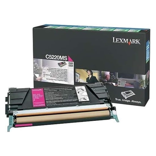 Lexmark C522/524 Magenta Toner Cartridge (C5222MS), Standard – Compatible Printer Supply – Get Toner Canada