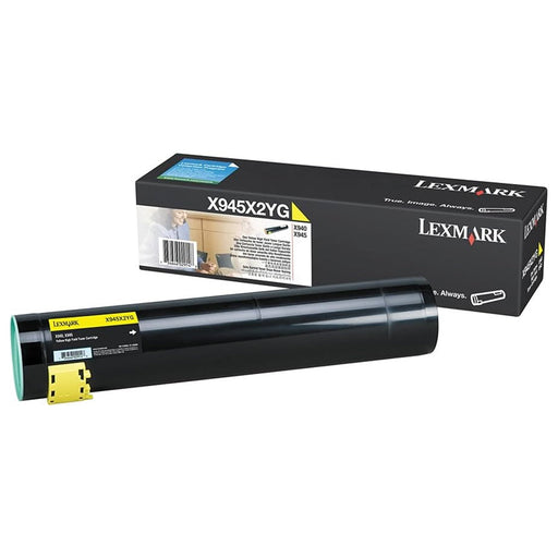 Lexmark X945X2YG Yellow Extra High Yield Toner Cartridge – Compatible Printer Supply – Get Toner Canada