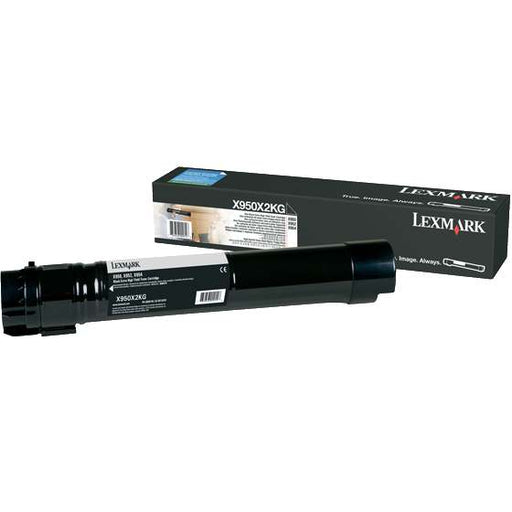 Lexmark X950, X952, X954 Black Toner Cartridge, Extra High Yield (X950X2KG) – Compatible Printer Supply – Get Toner Canada