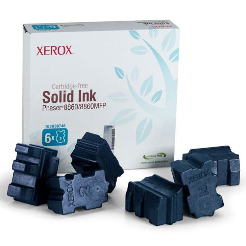 Xerox 108R00746 Cyan Solid Ink Sticks (6 Sticks)
