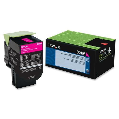 Lexmark 801M Magenta Return Program Toner Cartridge (80C10M0) – Compatible Printer Supply – Get Toner Canada