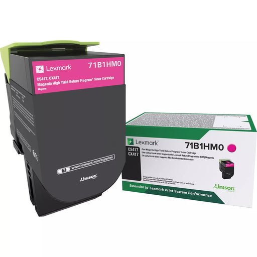 Lexmark CS/X417/517 Magenta High Yield Return Program Toner Cartridge (71B1HM0) – Compatible Printer Supply – Get Toner Canada