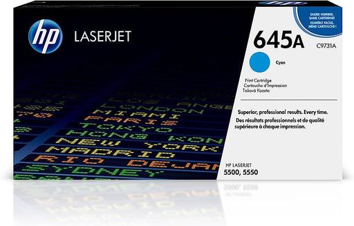 HP 645A (C9731A) Cyan Original LaserJet Toner Cartridge – Compatible Printer Supply – Get Toner Canada