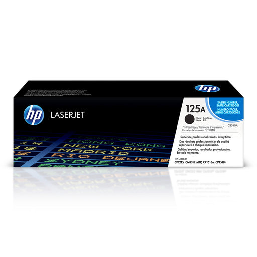 HP 125A (CB540A) Black Original LaserJet Toner Cartridge