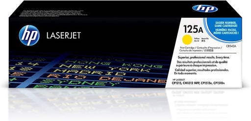 HP 125A (CB542A) Yellow Original LaserJet Toner Cartridge – Compatible Printer Supply – Get Toner Canada
